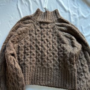 Brown express medium sweater